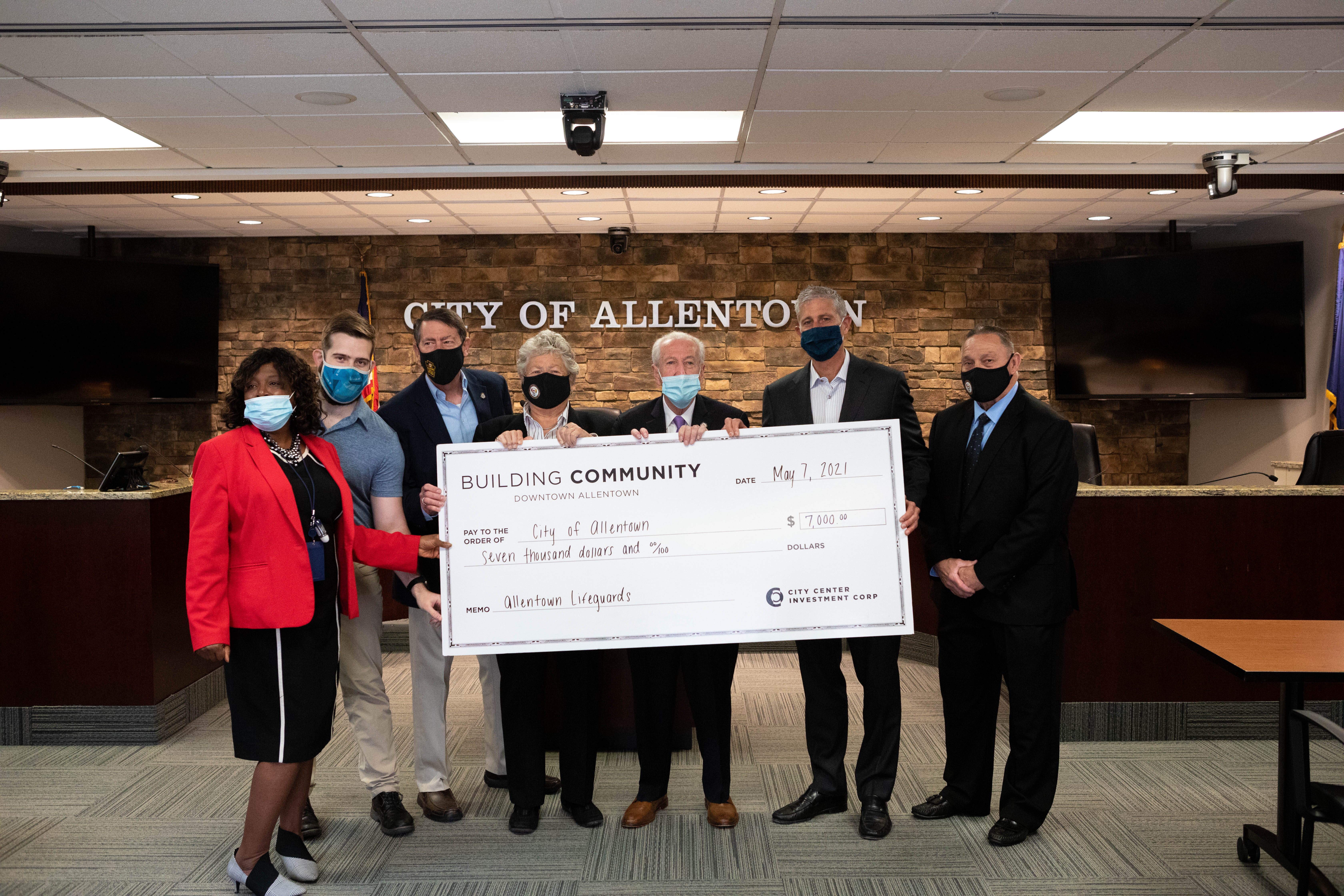 City Center Allentown Donates for Lifeguard Certification