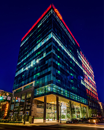 Five City Center at Night