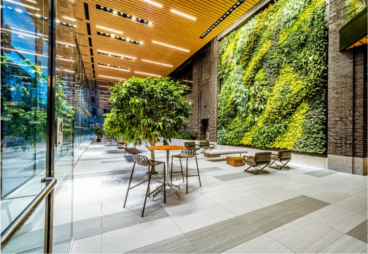 Five City Center Living Wall